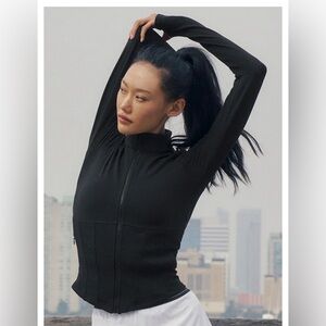 Alo Yoga Women's Airbrush Corset Full Zip Jacket Medium NWT